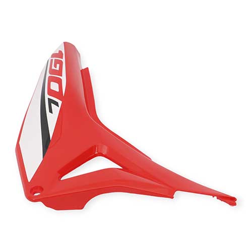 CACHA LATERAL HONDA XR190L ROJA LADO DERECHO  MTC