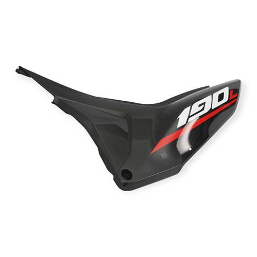 CACHA LATERAL HONDA XR190L NEGRA LADO IZQUIERDO MTC