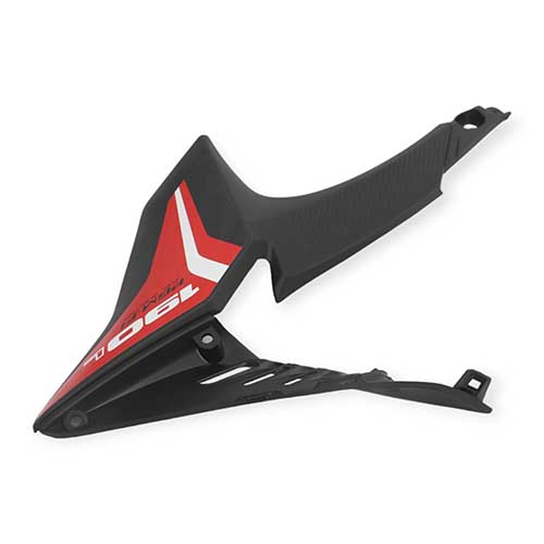 CACHA TANQUE LATERAL HONDA XR190L NEGRA LADO DERECHO MTC