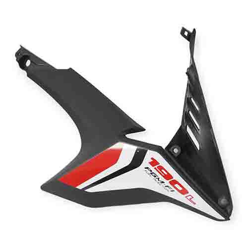 CACHA TANQUE LATERAL HONDA XR190L ROJA LADO DERECHO MTC