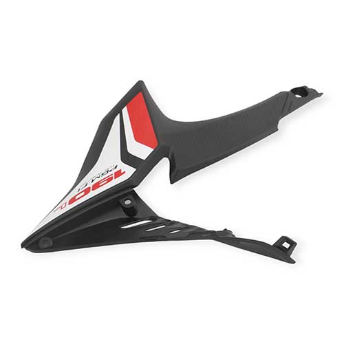 CACHA TANQUE LATERAL HONDA XR190L ROJA LADO DERECHO MTC