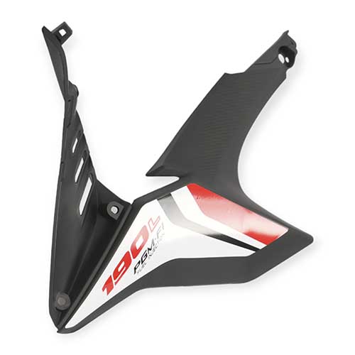 CACHA TANQUE LATERAL HONDA XR190L ROJA LADO IZQUIERDO MTC