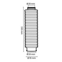 FUELLES 24 DIENTES NEGRO (JGO) CIRCUIT SS003-001