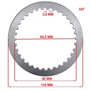 SEPARADOR DE EMBRAGUE HONDA CB190 R / HONDA XR 150L (JGO) STD
