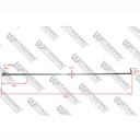 VARILLA DE FRENO GILERA SMASH 110 STD