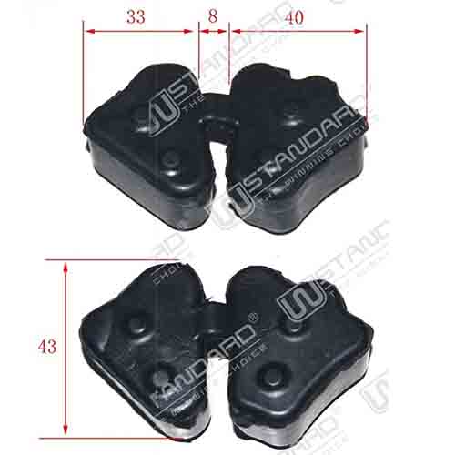 GOMA DE MAZA HONDA CB190 R (JGO 4pcs) STD