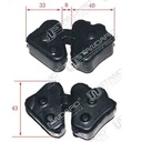 GOMA DE MAZA HONDA CB190 R (JGO 4pcs) STD