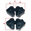 GOMA DE MAZA HONDA CB190 R (JGO 4pcs) STD
