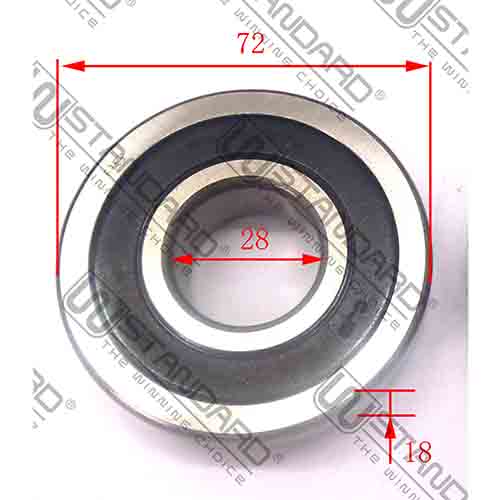 RULEMAN CIGUEÑAL 63/28 1-RS (28x72x18) TITAN 2000/CHINOS 200/250 STD