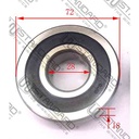 RULEMAN CIGUEÑAL 63/28 1-RS (28x72x18) TITAN 2000/CHINOS 200/250 STD