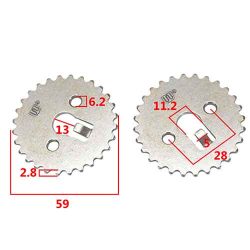 CORONA CADENA DE DISTRIBUCION YAMAHA CRYPTON T105 STD