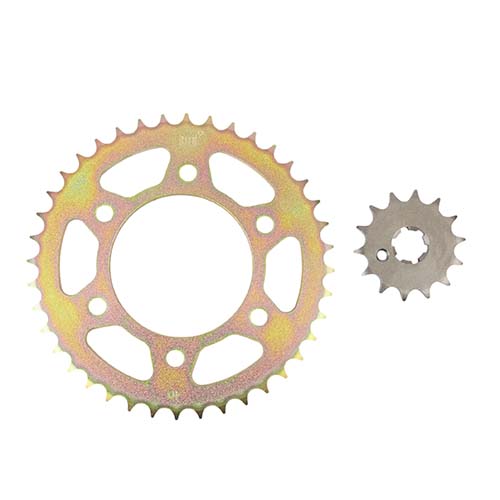 KIT TRANSMISION YAMAHA FZ16 40/14 C/CAD. DOR. STD