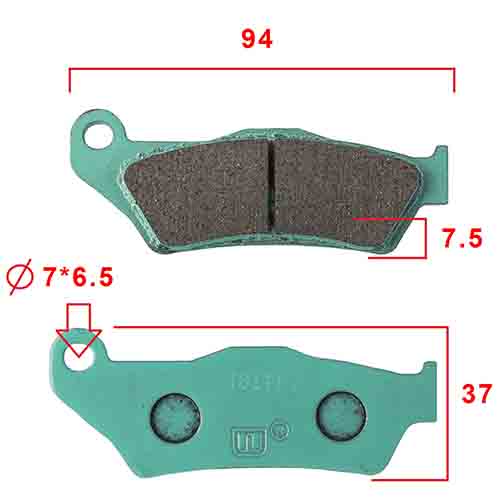 PASTILLA DE FRENO YAMAHA FZ16/ROUSER 135/200/220 / BMW GS1200R DEL. FA181 STD