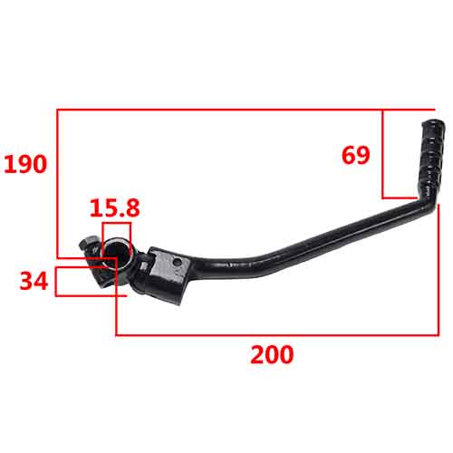PATADA DE ARRANQUE MOTOMEL DAKAR/SKUA STD