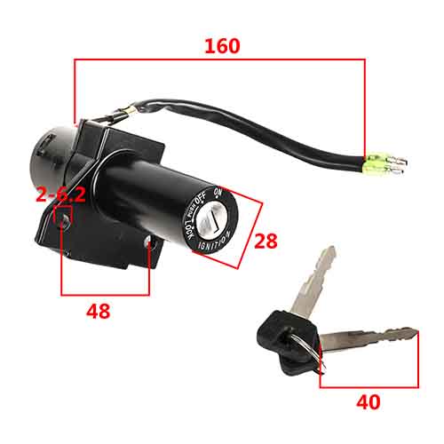 LLAVE DE CONTACTO YAMAHA XTZ 125 (2014-2019) STD