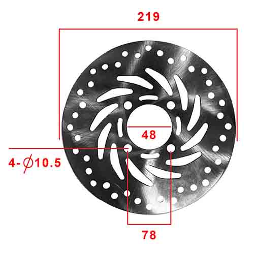 DISCO DE FRENO DELANTERO HONDA NEW WAVE 110S STD