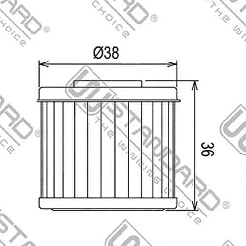 FILTRO DE ACEITE HONDA CRF 450 04-10 STD