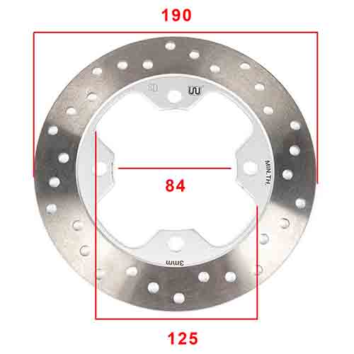 DISCO DE FRENO TRASERO ZANELLA SEXY STD