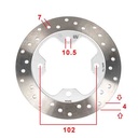 DISCO DE FRENO TRASERO ZANELLA SEXY STD