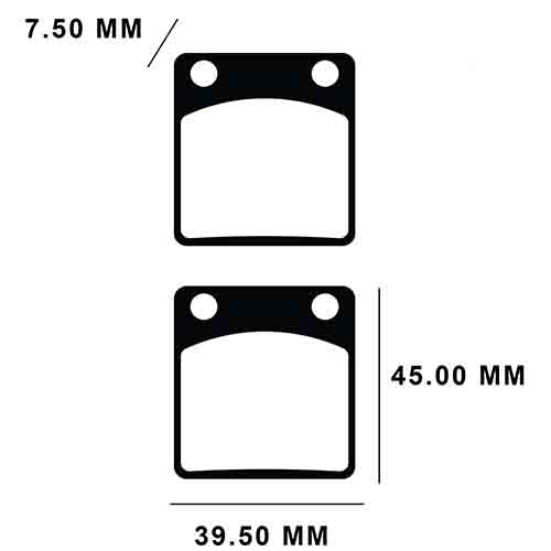 PASTILLA DE FRENO HONDA CG TITAN 2000/CG150 TITAN M/V (CG125) FA54 STD