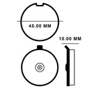 PASTILLA DE FRENO MOTOMEL SKUA 150/200/DAKAR 150 (Z.RX 150) FA56 STD
