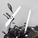 PARABRISA UNIVERSAL ENDURO ADVENTURE EVO RECTO (CRISTAL) CON SOPORTES 3MM MTC