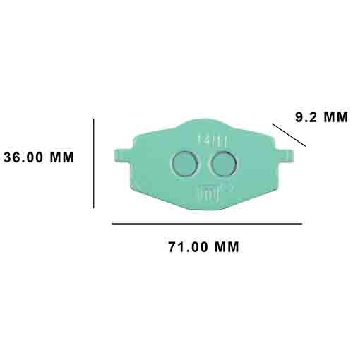 PASTILLA DE FRENO YAMAHA YBR 09-12/XT225/600 (Y.YBR125-1) FA101 STD