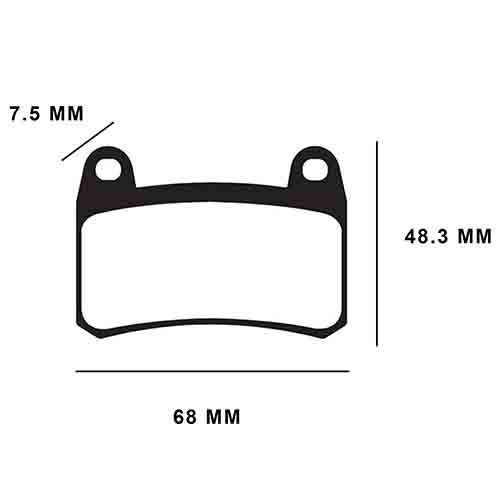 PASTILLA DE FRENO BENELLI TNT 250/300 DELANTERA FA658 STD