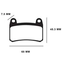 PASTILLA DE FRENO BENELLI TNT 250/300 DELANTERA FA658 STD