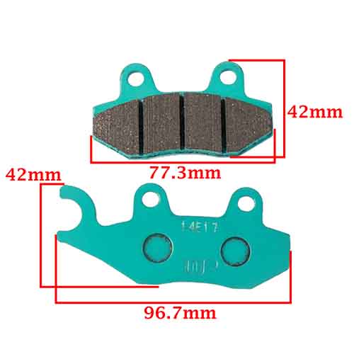 PASTILLA DE FRENO GILERA SMASH/WAVE/YBR/EN/CBX250 C/CUERNO (WAVE) FA165 STD