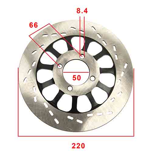 DISCO DE FRENO DELANTERO SUZUKI GN125 STD