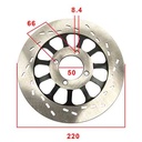 DISCO DE FRENO DELANTERO SUZUKI GN125 STD