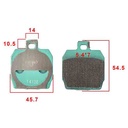 PASTILLA DE FRENO BAJAJ ROUSER 220/200 TRASERA (H. XL) STD