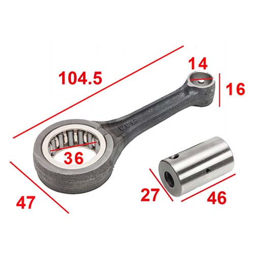 BIELA COMP. HONDA CB190 R (104.5x14x47) STD