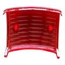 ACRILICO FAROL TRASERO HONDA NEW WAVE /MOTOMEL C110 Y OTRAS ROJO PLASTICA VC (496)