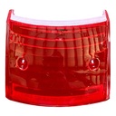 ACRILICO FAROL TRASERO HONDA NEW WAVE /MOTOMEL C110 Y OTRAS ROJO PLASTICA VC (496)