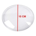 ACRILICO OPTICA FAROL DELANTERO YAMAHA YBR /HONDA CG /TITAN /OTRAS PLASTICA VC (813)