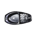 ASIENTO SMASH 110 / HONDA BIZ / MOTOMEL BIT / GUERRERO TRIP / OTRAS ECO CUERO NEGRO PLASTICA VC (677