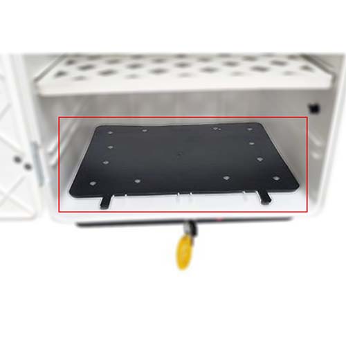 BASE DESMONTABLE EXTRAIBLE PARA CAJA DE DELIVERY - C/2 LLAVES KIT E INSTRUCTIVO PLASTICA VC (1099)