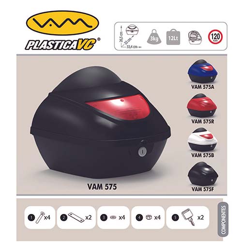 BAUL PORTA OBJETOS 32 LITROS UNIVERSAL NEGRO PLASTICA VC (575)