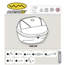 BAUL PORTA OBJETOS GRANDE MOTO 33X44X41 BASE DESMONTABLE PLASTICA VC (590)