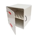 CAJA PARA DELIVERY SUPER 41X41X41 C/1 ESTANTE BLANCA PLASTICA VC (589)