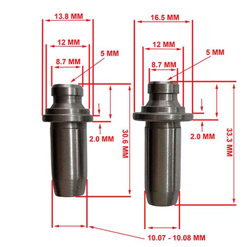 GUIA DE VALVULA HONDA CD100 / CH150 / BIZ110 / TRIP / FUN (JGO) STD