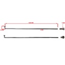 RAYOS + NIPLES 125mm X 4.0mm (36u) CROMADO STD