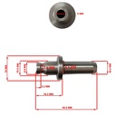 GUIA DE VALVULA HONDA TITAN125 / KS /ES /BROS / FUN / XR125L / VARILLERA (JGO) STD