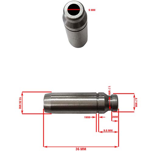 GUIA DE VALVULA HONDA NEW WAVE100 / CB125 / CB110 (JGO) STD