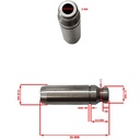 GUIA DE VALVULA HONDA NEW WAVE100 / CB125 / CB110 (JGO) STD