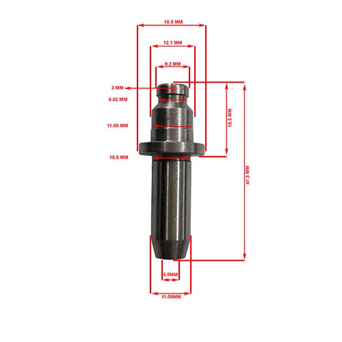 GUIA DE VALVULA HONDA CG TITAN99 / STORM125 / XL125 (JGO) STD