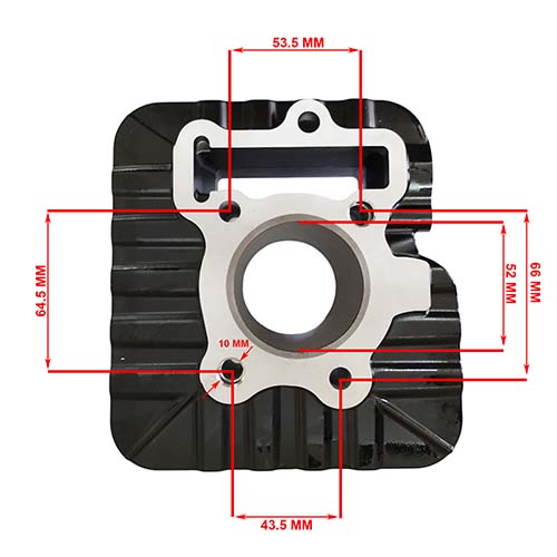 KIT CILINDRO + PISTON BAJAJ ROUSER 125NS (52mm) STD