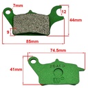 PASTILLA DE FRENO YAMAHA SZ150 DELANTERA FA655 STD